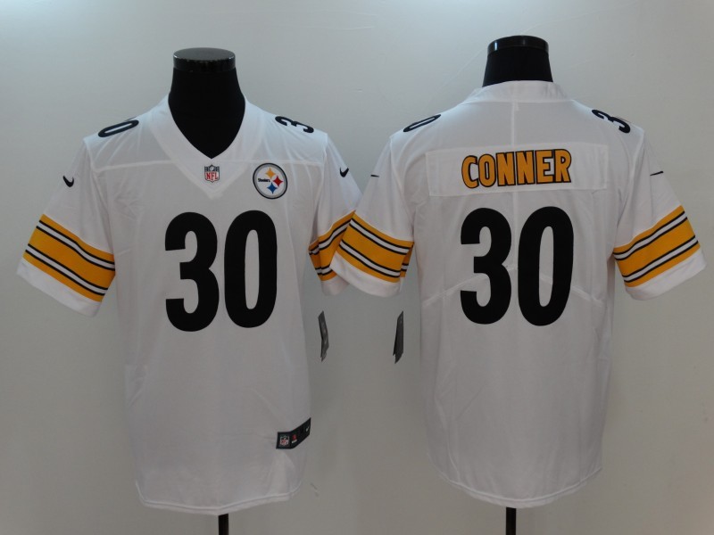Men's Pittsburgh Steelers James Conner #30 White Vapor F.U.S.E. Limited Jersey
